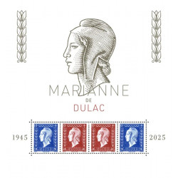 Feuillet de 4 timbres Marianne de Dulac N°F5861 neuf**.