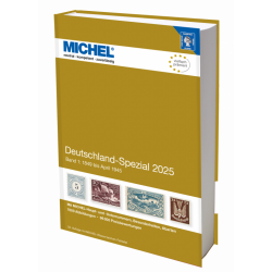 Catalogue Michel timbres d'Allemagne spécialisé 1849 à 1945, Tome 1 édition 2025.