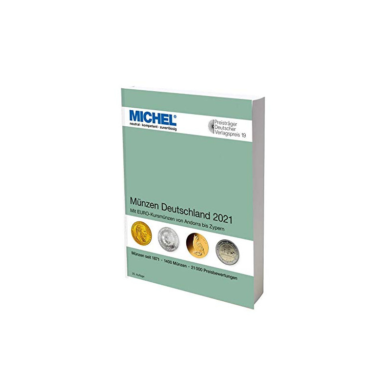 Catalogue Michel de cotation monnaies Allemandes 2021.