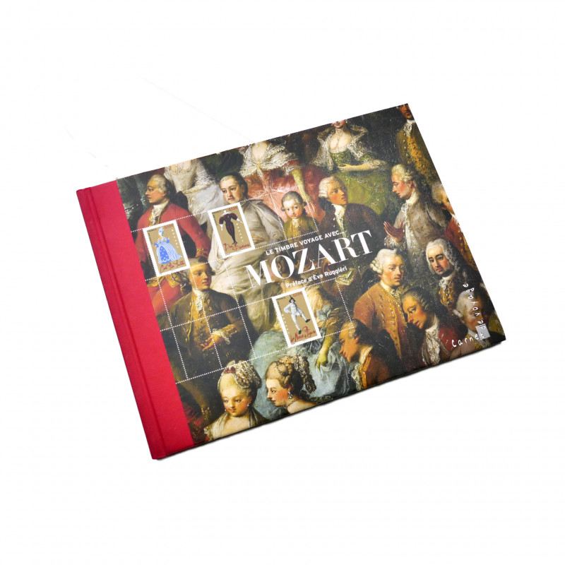 Le timbre voyage avec Mozart N°4010 avec variété, R.