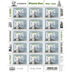 Timbre Pierre Dac en feuillet de France N°F168 neuf**.