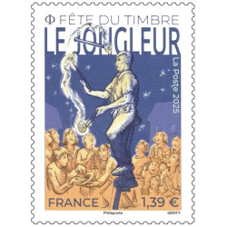 Timbre Arts de la rue - Jongleur en feuillet de France N°F172 neuf**.