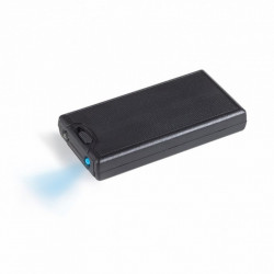 Loupe de poche extractible LED et lampe UV - grossissement X2 et X45.