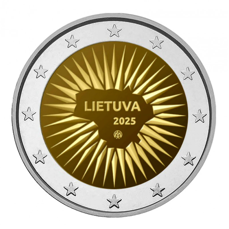 2 euros commémorative Lituanie 2025 - Défense nationale.