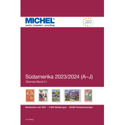 Catalogue de cotation Michel timbres d'Amérique du Sud 2023-2024.
