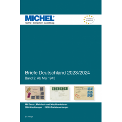 Catalogue Michel de cotation des lettres Allemandes tome 2, édition 2023-2024.