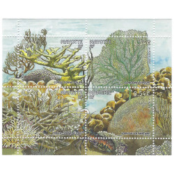 Coraux timbres de Mayotte N°200-203 série neuf**.