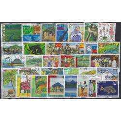 Mayotte lot de 31 timbres tous différents en euro neuf**.