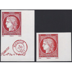 Cérès de 1849 timbres de France N°4871 et 4873 neuf**.