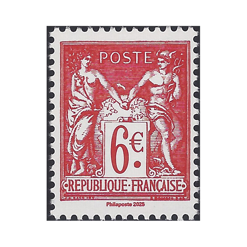 Sage timbre issu de feuillet Centenaire Expo Internationale Salon Paris 2025 neuf**. neuf**.