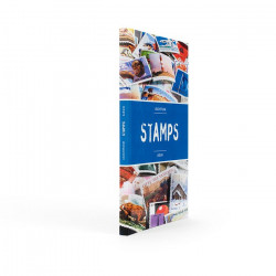 Classeur STAMPS A4 pour timbres avec 16 pages noires.