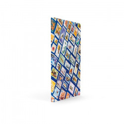 Classeur illustré Hobby pour timbres avec 16 pages blanches.