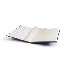 Classeur à bandes pour timbres 16 pages blanches.