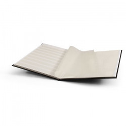 Classeur à bandes pour timbres 16 pages blanches.