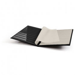 Classeur à bandes pour timbres 16 pages noires.