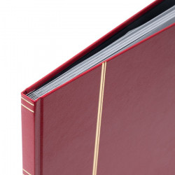 Classeur à bandes pour timbres 16 pages noires.