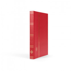 Classeur petit format 32 pages noires pour timbres.