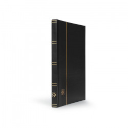 Classeur grand format 32 pages noires pour timbres.