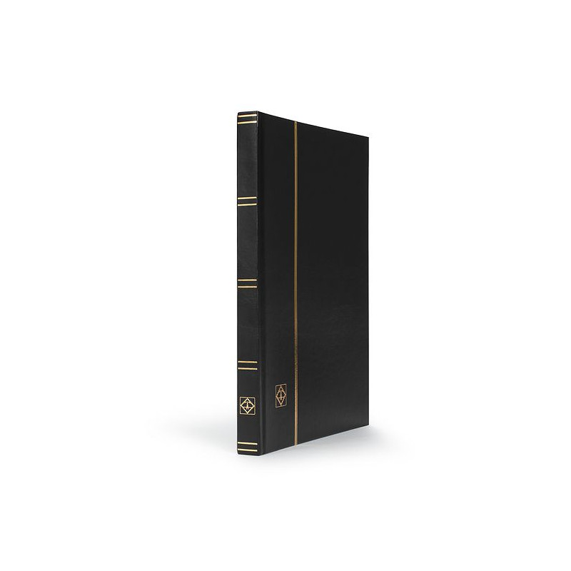 Classeur grand format 32 pages noires pour timbres.