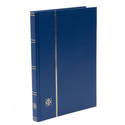 Classeur grand format 32 pages noires pour timbres.