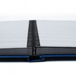 Classeur grand format 32 pages noires pour timbres.
