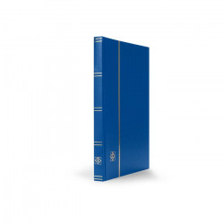 Classeur grand format 32 pages blanches pour timbres.