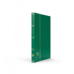 Classeur grand format 32 pages blanches pour timbres.