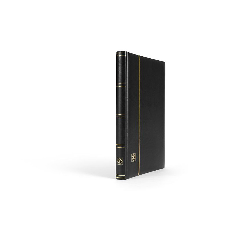 Leuchtturm (341942) Classeur de Luxe A4, 64pages noires, couverture façon croco