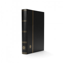Classeur à bandes pour timbres 64 pages noires.