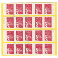 Carnet de 10 timbres Marianne de Luquet N°3085a-C3a.