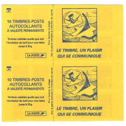 Carnet de 10 timbres Marianne de Luquet N°3085a-C3a.