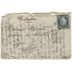 Ballon monté LE TORRICELLI pour Lyon 1871.