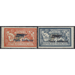 Timbres poste aérienne N°1-2 neuf (*).