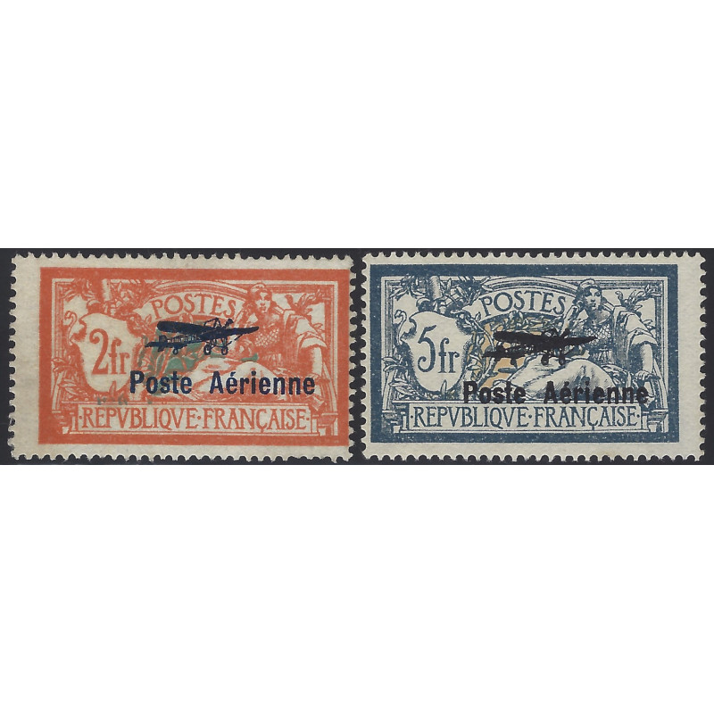 Timbres poste aérienne N°1-2 neuf (*).