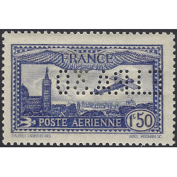 Timbre poste aérienne N°6c perforé EIPA30 neuf*.