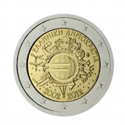 2 euros commémorative Grèce 2012 - 10 ans de l'euro.
