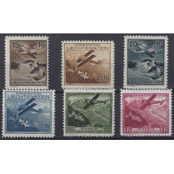 Liechtenstein timbres poste aérienne N°1-6 série neuf**.