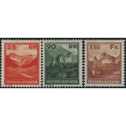 Liechtenstein timbres N°111-113 série neuf**, R.