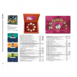 Catalogue de cotation monnaies et billets Euros 2025.