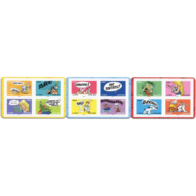 Timbres autoadhésifs de France N°2542-2553, Astérix.