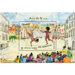 Feuillet de timbre Les acrobates N°F5855 neuf**.