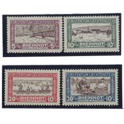 Liechtenstein timbres N°78-81 série neuf**.