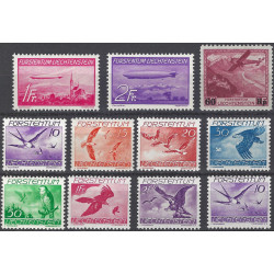 Liechtenstein timbres poste aérienne N°14-23 séries neuf** / *.