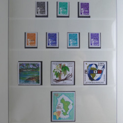 Collection de timbres neufs Mayotte 1892-2011 en album Lindner.