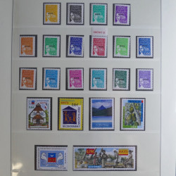 Collection de timbres neufs Mayotte 1892-2011 en album Lindner.