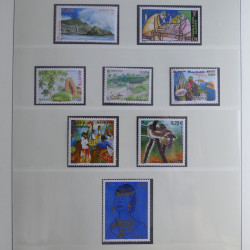 Collection de timbres neufs Mayotte 1892-2011 en album Lindner.