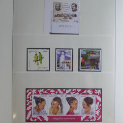 Collection de timbres neufs Mayotte 1892-2011 en album Lindner.
