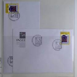 Collection de timbres neufs Mayotte 1892-2011 en album Lindner.