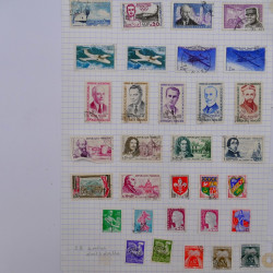 Collection timbres de France 1960-1983 neufs et oblitérés en 3 albums.