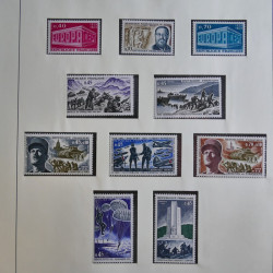 Collection timbres de France 1960-1983 neufs et oblitérés en 3 albums.